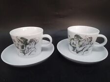 2 Stück Arzberg,Body Talk, Saeco,Tasse,Kaffeetasse mit Untertasse,Erik Andersen