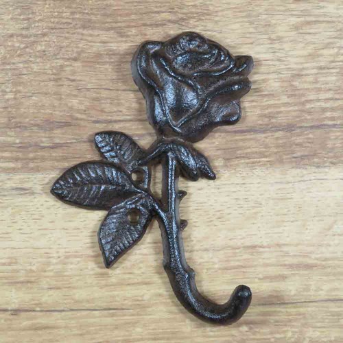 Garderobenhaken rose gusseisen - garderobenhaken,