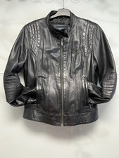 Leder Jacke von manguun Gr. 42