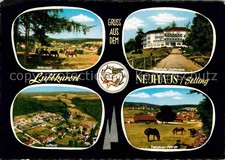 Neuhaus Solling Teilansicht Parkhotel Duesterdiek Trakehner Pferde Luftbild