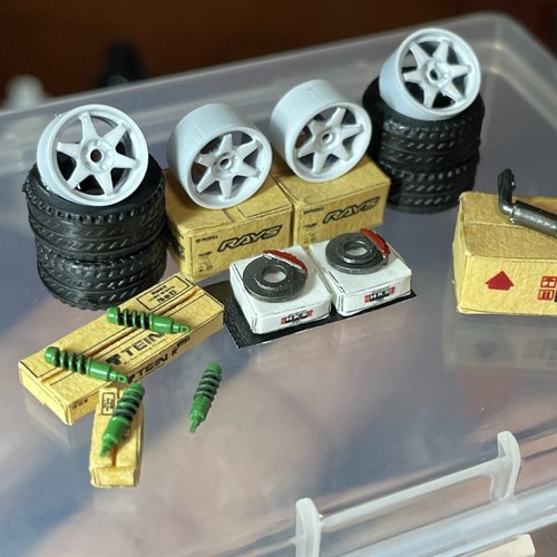 Diorama auto garage - diorama,
