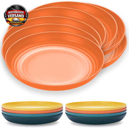 Plastikteller set 8er 23cm - plastikteller,