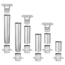 Schornsteinverlängerung Kaminerhöhung Kaminverlängerung DN 100-200 mm Edelstahl