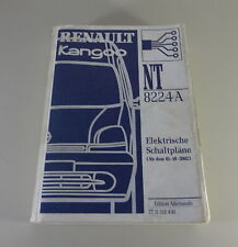 Werkstatthandbuch Elektrik / Elektrische Schaltpläne Renault Kangoo von 10/2002