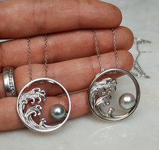 Akoya Perlen Anhänger Silber