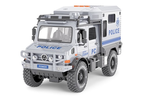 Gepanzertes polizeiauto mit - polizeiauto,