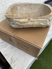 Aufsatzwaschbecken Holz Optik