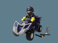 Playmobil 4168 SEK Sondereinheit Sonderkommando Polizei Quad