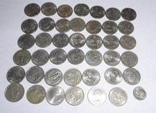41 x Quarter Dollar Münze U.S.A. und 1 x One Dime