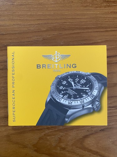Breitling booklet anleitung - breitling,