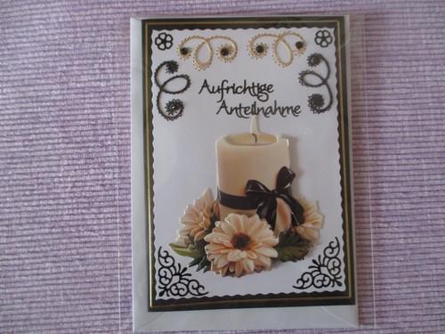 Grußkarte fadengrafik - grußkarte,