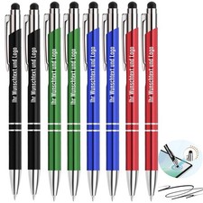 10x Metall Kugelschreiber Set