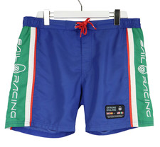 SAIL RACING Shorts Herren LARGE Blue Board Drawstring Mesh Lined Beachware