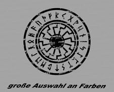 Vegvisir Runin Sonne Kompass Aufkleber Sticker Auto Wikinger Viking Tattoo