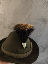 Gamsbart IMITAT Schwarz 18cm  Trachtenhut,Chamois,Hut Schmuck Jagd Trachten 