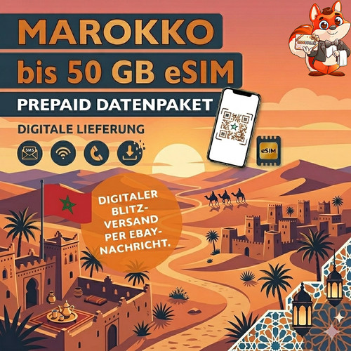 Esim marokko prepaid sim - sim, karte