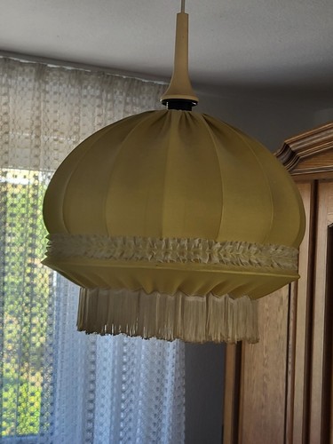 Retro lampe vintage gelb - vintage, 1975