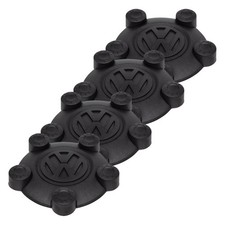 4x ORIGINAL VW Zierkappe Radkappe Stahlfelge Schwarz CADDY 3 4 5 2K0601169 9B9