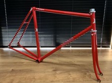 Makino Fixie Rahmen Makino NJS Fixie Fahrrad Bahnrahmen Festgetriebe Rennrad
