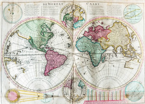 C1720 world map the - of,