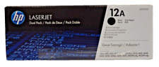 Original HP Toner Dual Pack 12A schwarz Q2612AD für LaserJet 1010 1012 1015 1018