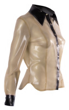 Latex bluse für damen - latex,