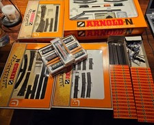 ARNOLD-N Starterpacket Waggon Loks Weichen Schienen Dampflok N-Spur Trafo Wagen