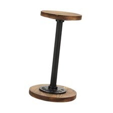 Hutständer, Hutablage, rustikaler Huthalter aus Holz, Perückenhalter,