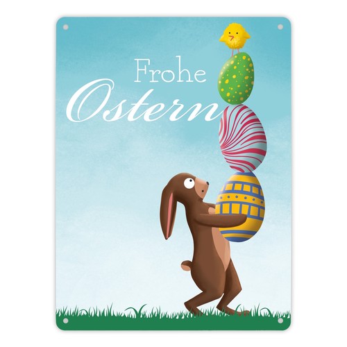 Frohe ostern mit - frohe,
