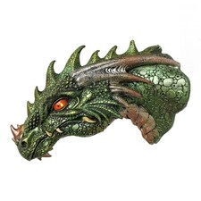 Drachenkopf Deko mit LED Augen