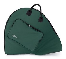 Jagdhorn Parforce Horn Signal Wald Tasche Gigbag Softbag grün gepolstert Gurt