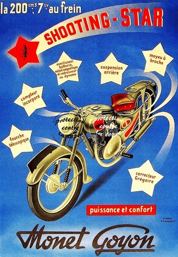Monet goyon motorrad - monet, rf1391
