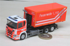 Herpa  097871   Scania CG17 Wechsellader-LKW "Feuerwehr Fulda"