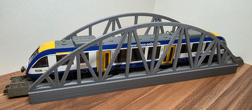 Stahlbogenbrücke 87 - h0, 1:87