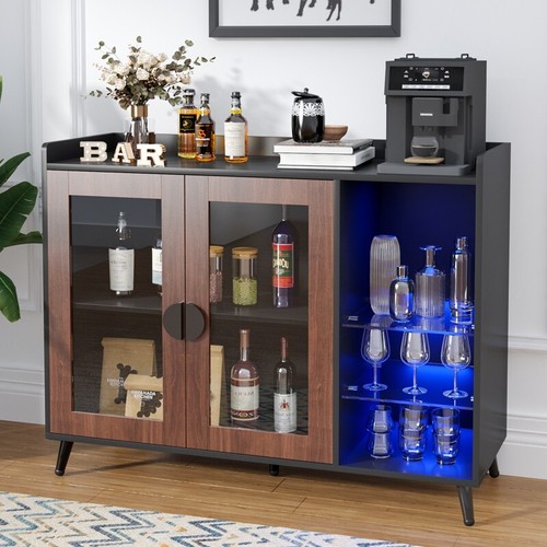 Wine bar cabinet with - bar,