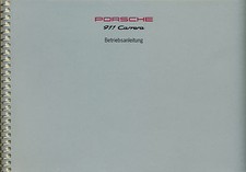 Porsche 993 Carrera Betriebsanleitung, Bedienungsanleitung, Mj. 1994