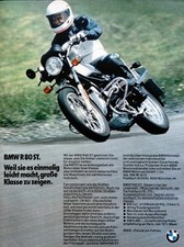 BMW Motorrad R 80 ST, originale Werbung aus 1983