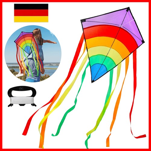 Drachen regenbogen einleiner - drachen,