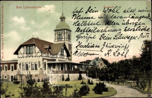 Bad liebenwerda in - ak,