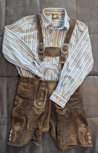 Lederhose set jungen größe - set,