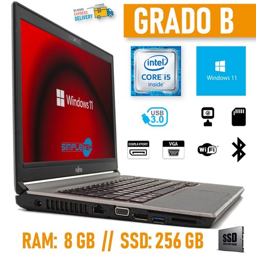 Notebook fujitsu e736 - fujitsu, 14"