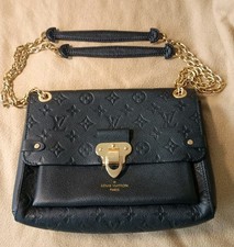 Louis Vuitton Vavin PM Schwarz Tasche Damen + Monogram Empreinte Leder