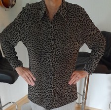 Sehr schöne Bluse im Animal-Print-Muster, Gr. S