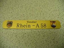 Kleines Namensschild für