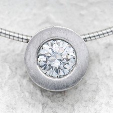 42 cm - Solitaire Brillant