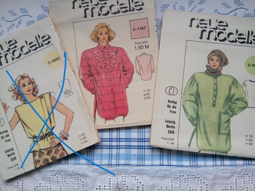 Damen schnittmuster ddr neue - schnittmuster, ddr-neue