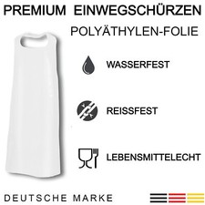 100 STÜCK Einweg Schürzen