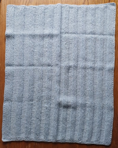 Babydecke handarbeit gestrickt - babydecke,