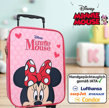 Disney Minnie Mouse Koffer Trolley Kinder Mädchen Kinderkoffer Micky Maus