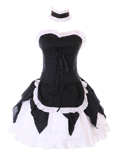 703 schwarz maid - schwarz,